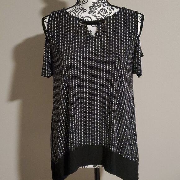 𝅺Rafaella small womens cold shoulder blouse - Picture 1 of 7